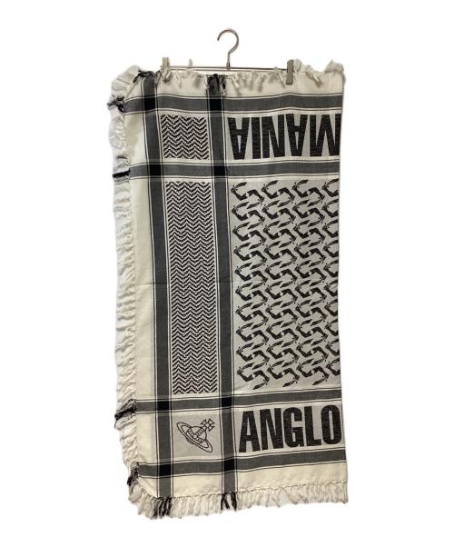 Vivienne Westwood（ヴィヴィアンウエストウッド）Vivienne Westwood (ヴィヴィアンウエストウッド) アフガンストール グレー×ブラックの古着・服飾アイテム