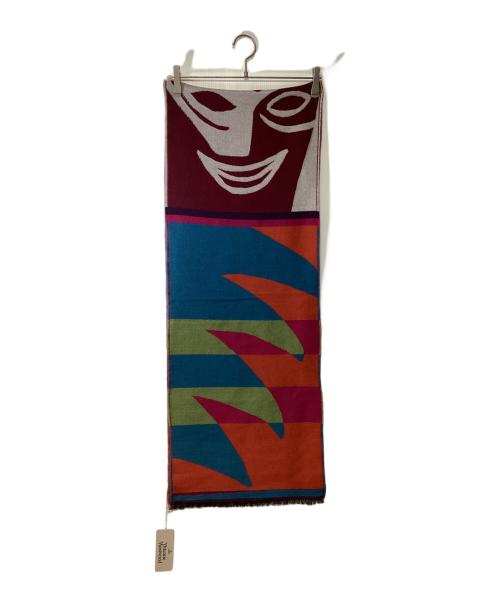 Vivienne Westwood（ヴィヴィアンウエストウッド）Vivienne Westwood (ヴィヴィアンウエストウッド) ロゴマフラー マルチカラー 未使用品の古着・服飾アイテム