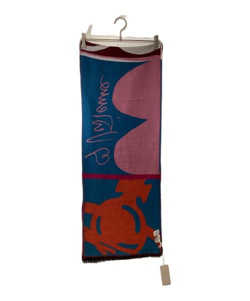 Vivienne Westwood（ヴィヴィアンウエストウッド）Vivienne Westwood (ヴィヴィアンウエストウッド) ロゴマフラー マルチカラー 未使用品の古着・服飾アイテム