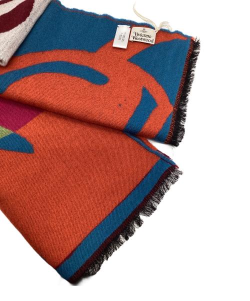 Vivienne Westwood（ヴィヴィアンウエストウッド）Vivienne Westwood (ヴィヴィアンウエストウッド) ロゴマフラー マルチカラー 未使用品の古着・服飾アイテム