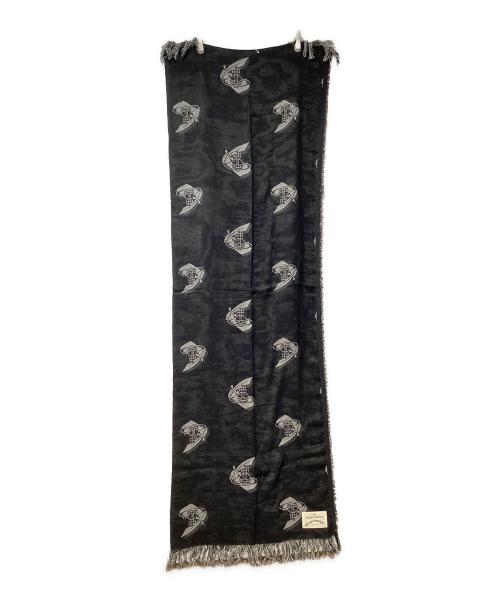 Vivienne Westwood（ヴィヴィアンウエストウッド）Vivienne Westwood (ヴィヴィアンウエストウッド) マフラー ブラックの古着・服飾アイテム
