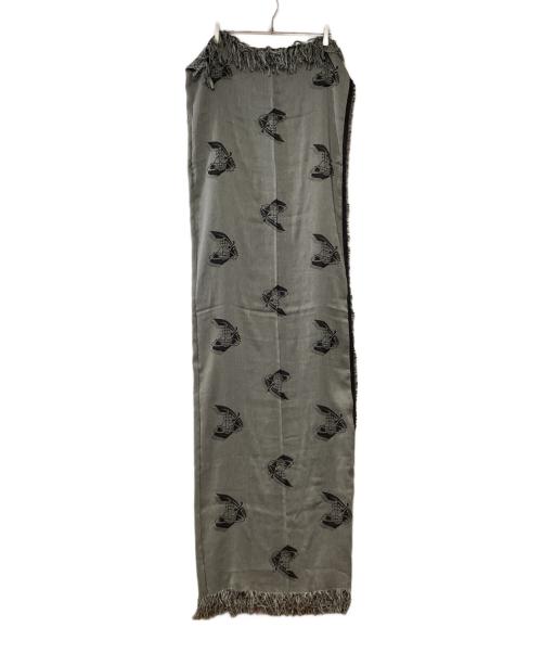 Vivienne Westwood（ヴィヴィアンウエストウッド）Vivienne Westwood (ヴィヴィアンウエストウッド) マフラー ブラックの古着・服飾アイテム