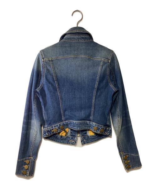 Vivienne Westwood（ヴィヴィアンウエストウッド）Vivienne Westwood (ヴィヴィアンウエストウッド) 刺繍デニムジャケット インディゴ サイズ:Sの古着・服飾アイテム