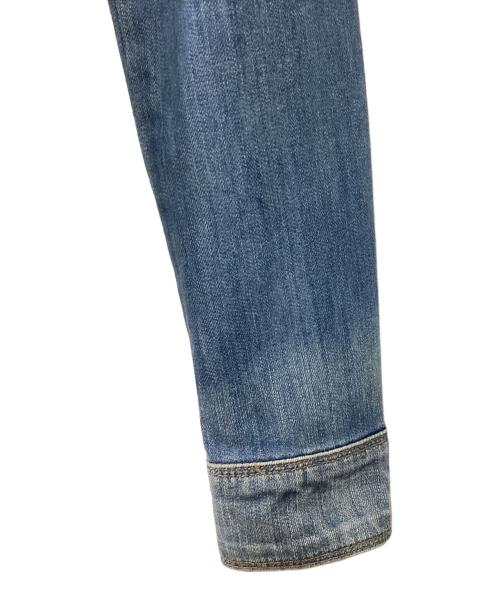 DIESEL（ディーゼル）DIESEL (ディーゼル) デニムライダースジャケット インディゴ サイズ:M 未使用品の古着・服飾アイテム