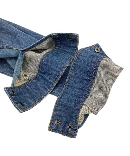 DIESEL（ディーゼル）DIESEL (ディーゼル) デニムライダースジャケット インディゴ サイズ:M 未使用品の古着・服飾アイテム