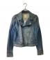 DIESEL（ディーゼル）の古着「デニムライダースジャケット」｜インディゴ