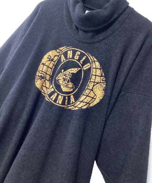 Vivienne Westwood（ヴィヴィアンウエストウッド）Vivienne Westwood (ヴィヴィアンウエストウッド) タートルネックウールワンピース ブラック サイズ:38の古着・服飾アイテム