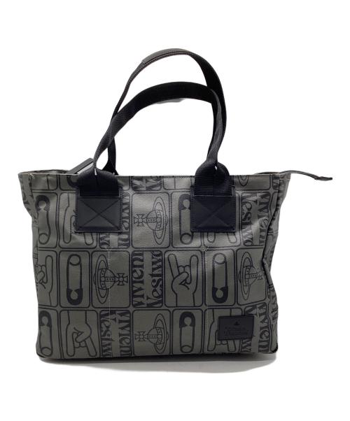 Vivienne Westwood（ヴィヴィアンウエストウッド）Vivienne Westwood (ヴィヴィアンウエストウッド) ボストンバッグ グレーの古着・服飾アイテム