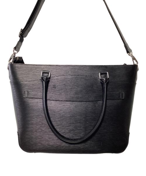 PELLE MORBIDA（ペッレモルビダ）PELLE MORBIDA (ペッレモルビダ) 2WAYトートバッグ ブラックの古着・服飾アイテム