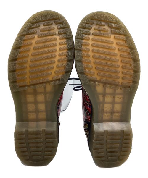 Dr.Martens（ドクターマーチン）Dr.Martens (ドクターマーチン) レースアップブーツ レッド×ブラック サイズ:UK5の古着・服飾アイテム