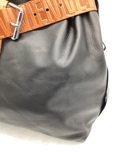 Vivienne Westwood（ヴィヴィアンウエストウッド）Vivienne Westwood (ヴィヴィアンウエストウッド) ウエストバッグ ブラック×ブラウンの古着・服飾アイテム