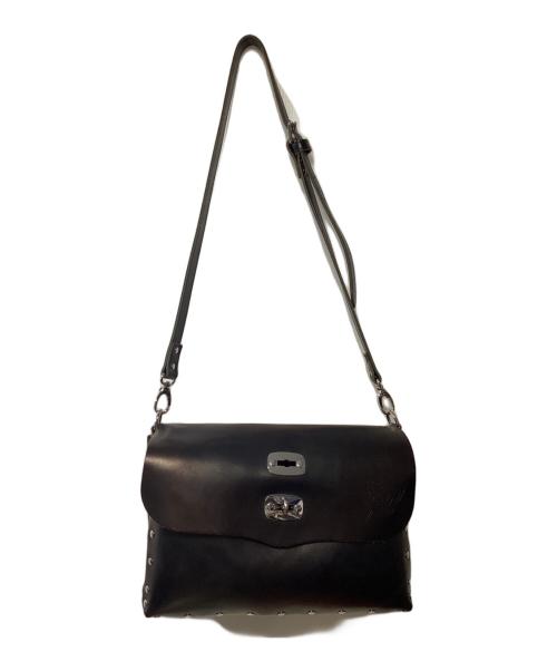 Vivienne Westwood（ヴィヴィアンウエストウッド）Vivienne Westwood (ヴィヴィアンウエストウッド) レザーショルダーバッグ ブラウンの古着・服飾アイテム