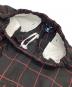 中古・古着 BLACK COMME des GARCONS (ブラックコムデギャルソン) クロップドパンツ ブラック×レッド サイズ:S：25000円