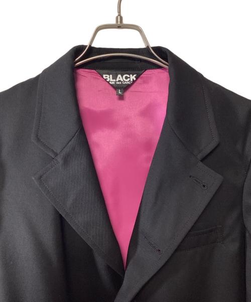 BLACK COMME des GARCONS（ブラックコムデギャルソン）BLACK COMME des GARCONS (ブラックコムデギャルソン) テーラードジャケット ブラック サイズ:Lの古着・服飾アイテム