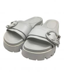 JIMMY CHOO（ジミーチュウ）の古着「厚底サンダル」｜ホワイト