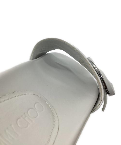 JIMMY CHOO（ジミーチュウ）JIMMY CHOO (ジミーチュウ) 厚底サンダル ホワイト サイズ:37の古着・服飾アイテム