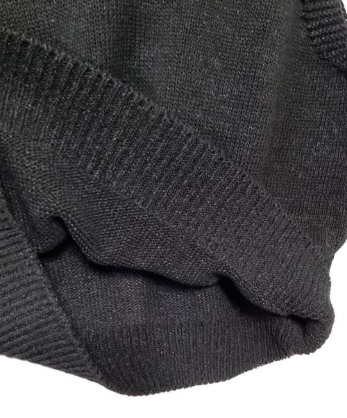 LOHEN（ローヘン）LOHEN (ローヘン) Vネックコンバクトニットベスト ブラック サイズ:Fの古着・服飾アイテム