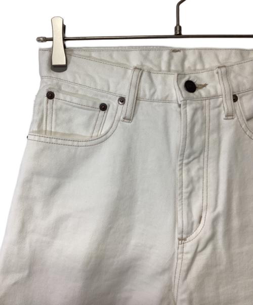 Gypsohila（ジプソフィア）Gypsohila (ジプソフィア) クロップドデニム オフホワイト サイズ:38の古着・服飾アイテム