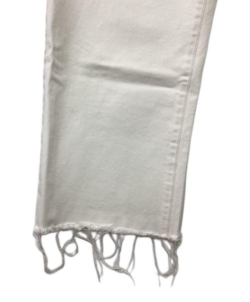 Gypsohila（ジプソフィア）Gypsohila (ジプソフィア) クロップドデニム オフホワイト サイズ:38の古着・服飾アイテム