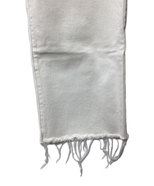 Gypsohila（ジプソフィア）Gypsohila (ジプソフィア) クロップドデニム オフホワイト サイズ:38の古着・服飾アイテム