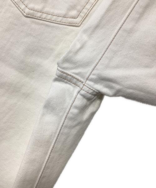 Gypsohila（ジプソフィア）Gypsohila (ジプソフィア) クロップドデニム オフホワイト サイズ:38の古着・服飾アイテム