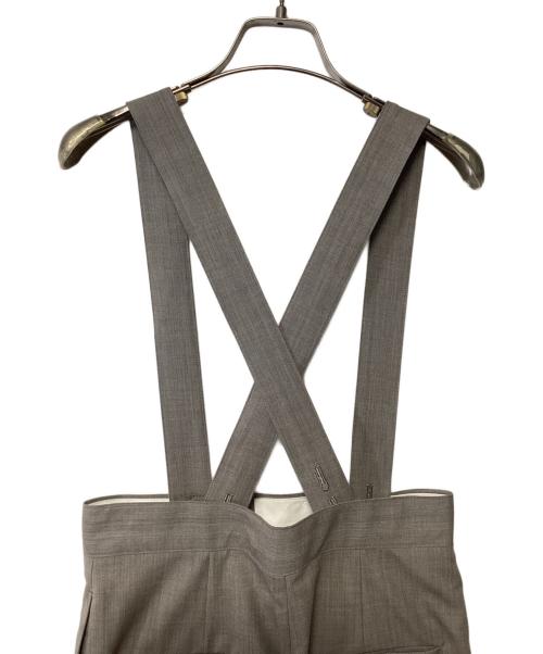 LOHEN（ローヘン）LOHEN (ローヘン) サスペンダー2タックパンツ グレー サイズ:38の古着・服飾アイテム
