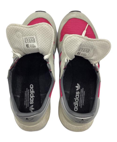 adidas（アディダス）adidas (アディダス) ローカットスニーカー ショッキングピンク×ライトグレー サイズ:9 1/2の古着・服飾アイテム