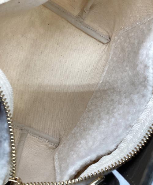 LONGCHAMP（ロンシャン）LONGCHAMP (ロンシャン) 2WAYショルダーバッグ アイボリー×カーキの古着・服飾アイテム