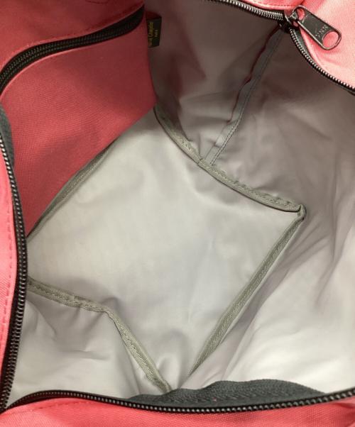 Herve Chapelier（エルベシャプリエ）Herve Chapelier (エルベシャプリエ) ハンドバッグ ピンク×ブラックの古着・服飾アイテム