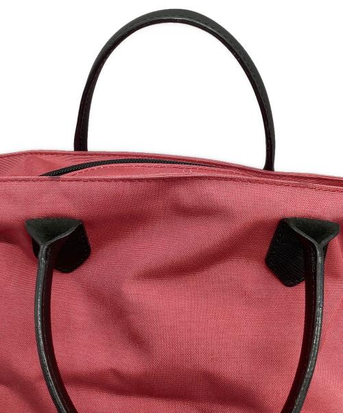 Herve Chapelier（エルベシャプリエ）Herve Chapelier (エルベシャプリエ) ハンドバッグ ピンク×ブラックの古着・服飾アイテム