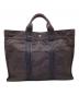 HERMES（エルメス）の古着「トートバッグ　エールラインMM」｜グレー