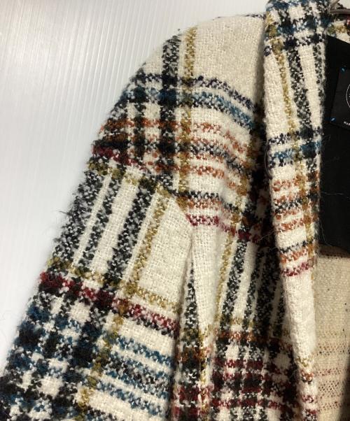 T JACKET（ティジャケット）T JACKET (ティジャケット) チェスターコート ホワイト×ネイビー×レッド サイズ:記載なしの古着・服飾アイテム