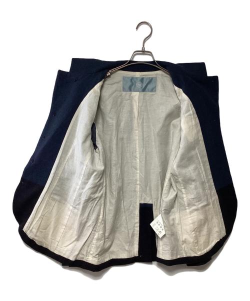 Dulcamara（ドゥルカマラ）Dulcamara (ドゥルカマラ) よそいきジャケット ブルー×ブラック サイズ:2の古着・服飾アイテム