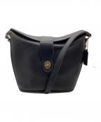 COACHコーチ）の古着「ショルダーバッグ　OLD COACH」｜ブラック