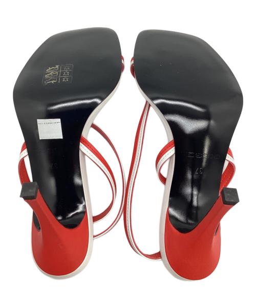 DIESEL（ディーゼル）DIESEL (ディーゼル) サンダル　	SA-ALHENA レッド×ホワイト サイズ:37の古着・服飾アイテム