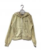 DIESELディーゼル）の古着「F-REGGY-HOOD-ZIP-E3」｜ベージュ