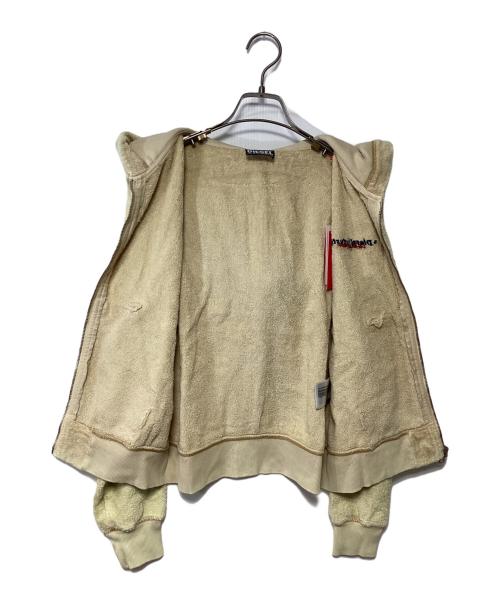 DIESEL（ディーゼル）DIESEL (ディーゼル) F-REGGY-HOOD-ZIP-E3 ベージュ サイズ:XS 未使用品の古着・服飾アイテム