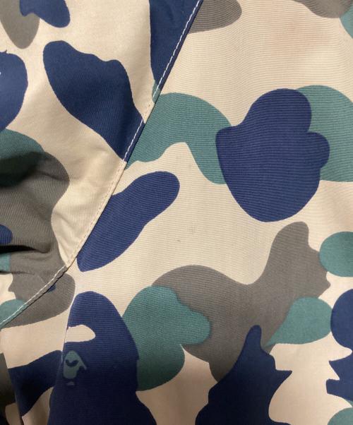 A BATHING APE（ア ベイシング エイプ）A BATHING APE (ア ベイシング エイプ) ナイロンジャケット ベージュ×グリーン×ブラック サイズ:Mの古着・服飾アイテム