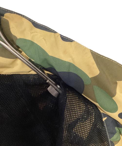 A BATHING APE（ア ベイシング エイプ）A BATHING APE (ア ベイシング エイプ) ナイロンジャケット ベージュ×グリーン×ブラック サイズ:Mの古着・服飾アイテム