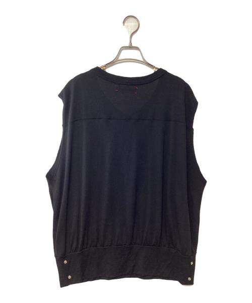 barbell object（バーベルオブジェクト）barbell object (バーベルオブジェクト) ノースリーブカットソー ブラック サイズ:Fの古着・服飾アイテム