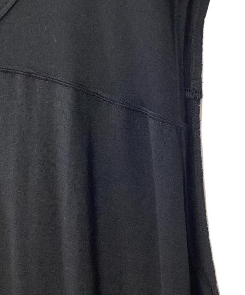 barbell object（バーベルオブジェクト）barbell object (バーベルオブジェクト) ノースリーブカットソー ブラック サイズ:Fの古着・服飾アイテム