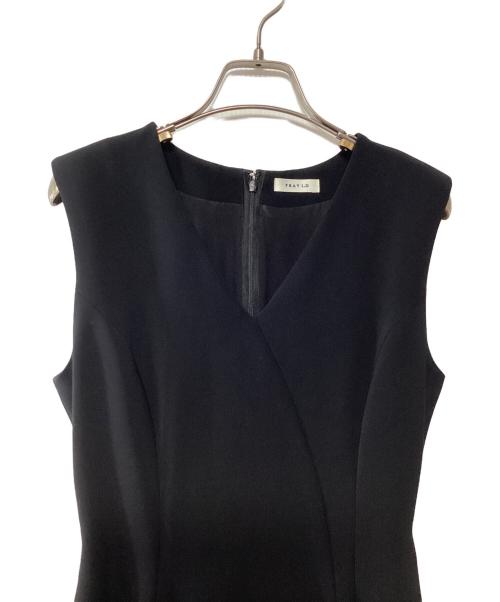 FRAY ID（フレイ アイディー）FRAY ID (フレイ アイディー) アシメシームフレアワンピース ブラック サイズ:1の古着・服飾アイテム