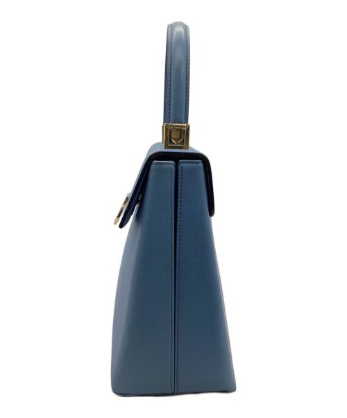 Salvatore Ferragamo（サルヴァトーレ フェラガモ）Salvatore Ferragamo (サルヴァトーレ フェラガモ) ガンチーニハンドバッグ ブルーの古着・服飾アイテム