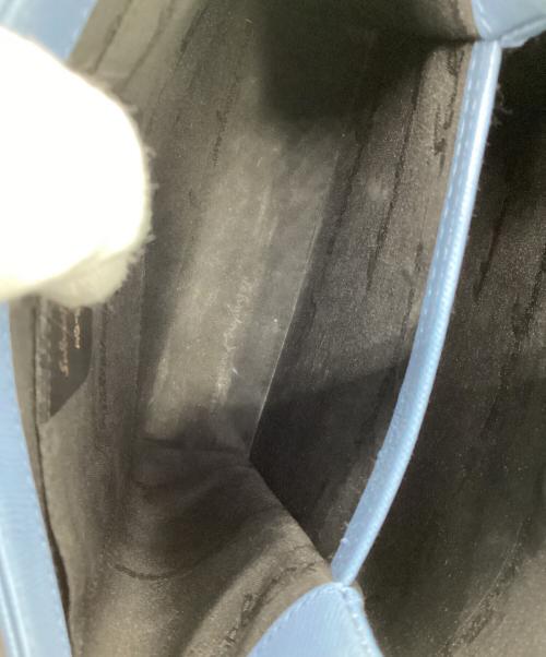 Salvatore Ferragamo（サルヴァトーレ フェラガモ）Salvatore Ferragamo (サルヴァトーレ フェラガモ) ガンチーニハンドバッグ ブルーの古着・服飾アイテム