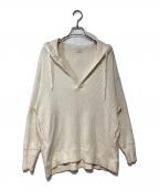 CLANEクラネ）の古着「ヘビー リブフーディ」｜アイボリー