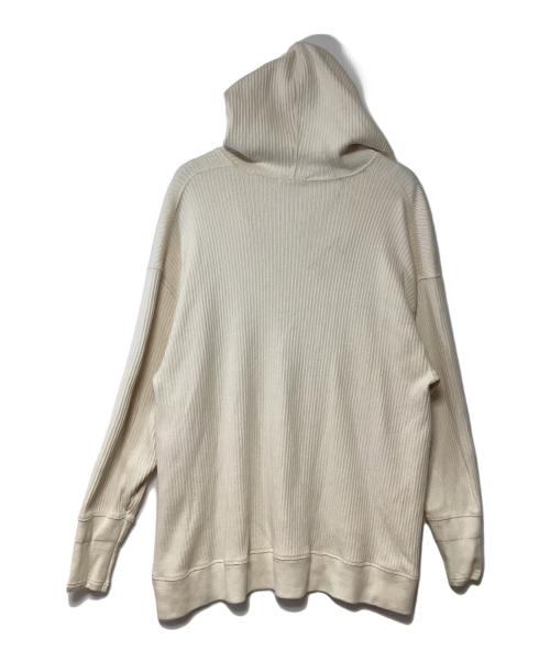 CLANE（クラネ）CLANE (クラネ) ヘビー リブフーディ アイボリー サイズ:1の古着・服飾アイテム