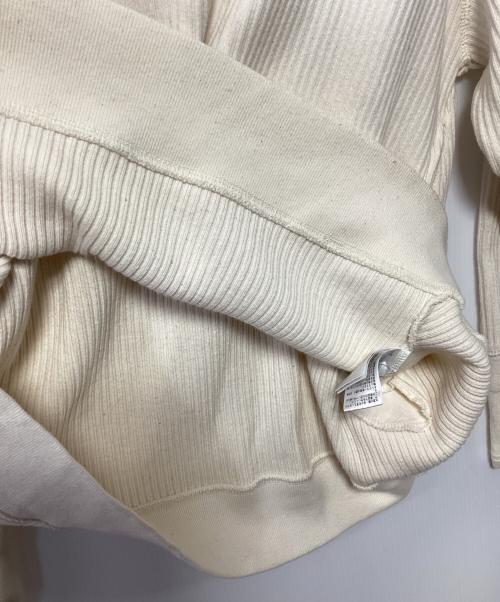 CLANE（クラネ）CLANE (クラネ) ヘビー リブフーディ アイボリー サイズ:1の古着・服飾アイテム