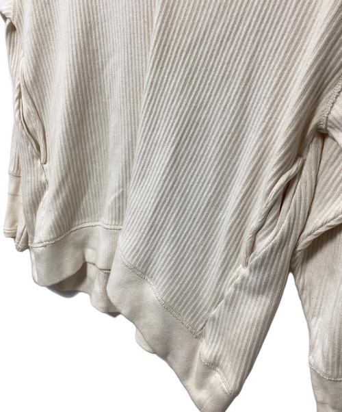 CLANE（クラネ）CLANE (クラネ) ヘビー リブフーディ アイボリー サイズ:1の古着・服飾アイテム