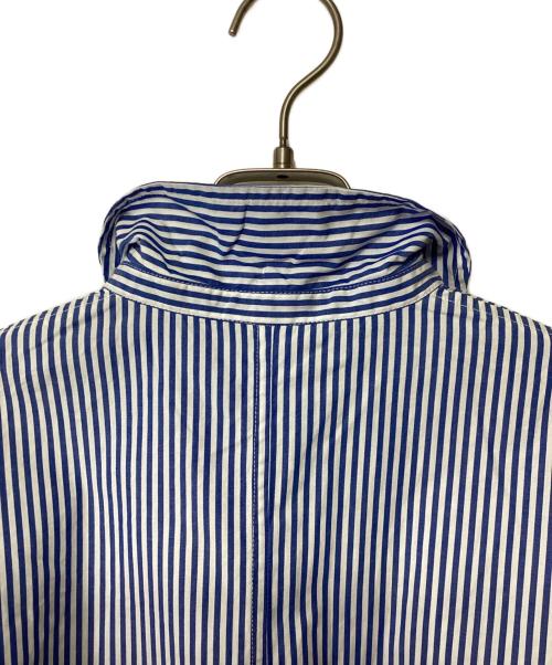 CLIP.TAB（クリップタブ）CLIP.TAB (クリップタブ) シャツワンピース ブルー×ホワイト サイズ:2 未使用品の古着・服飾アイテム