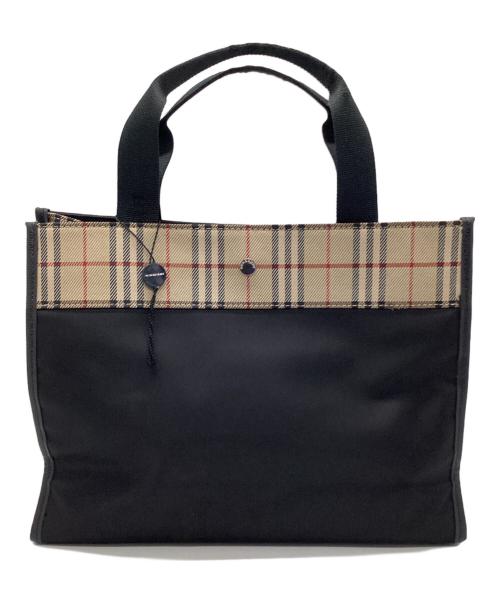 BURBERRY（バーバリー）BURBERRY (バーバリー) トートバッグ ブラックの古着・服飾アイテム